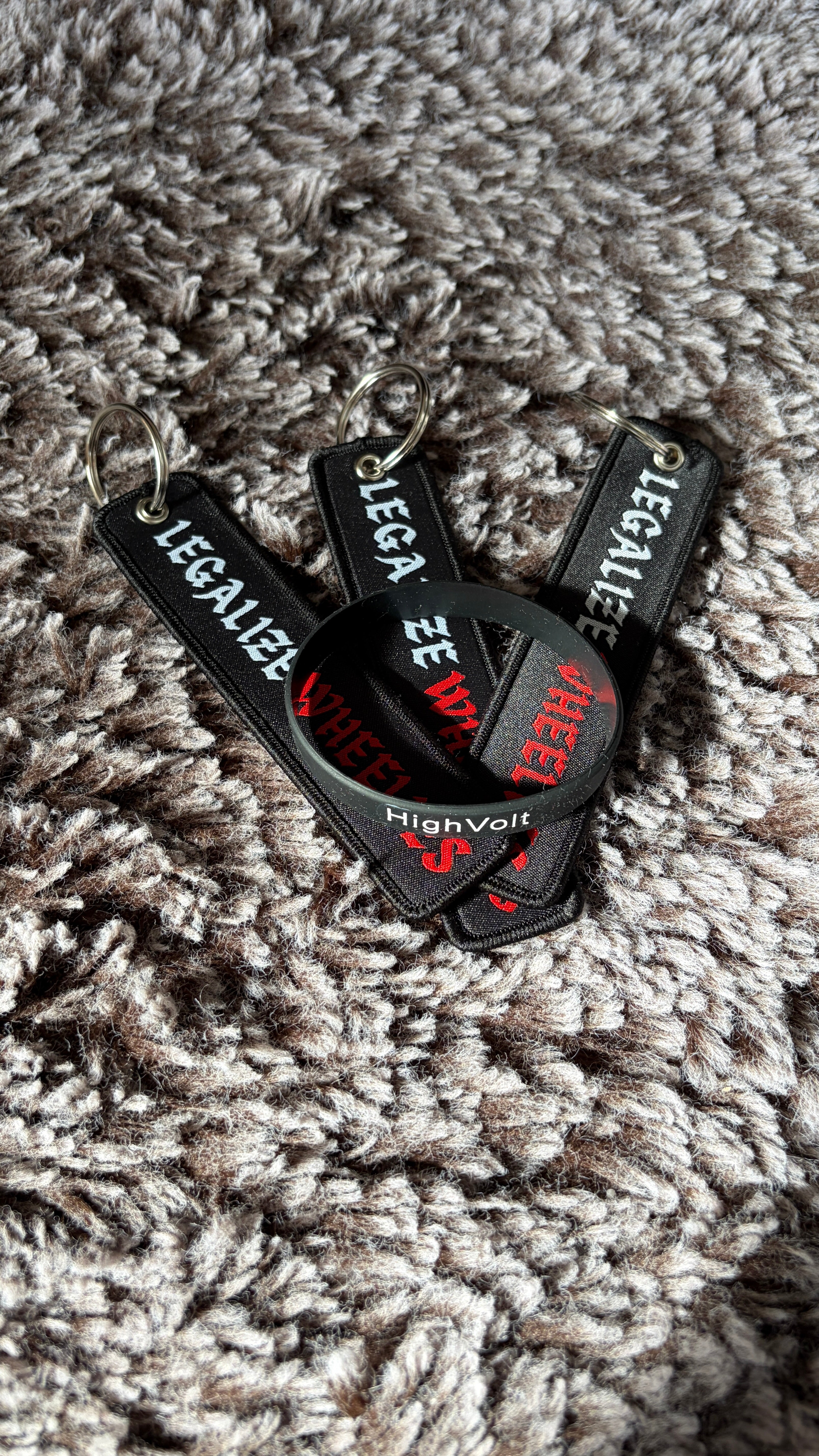 HighVolt wristband for seat